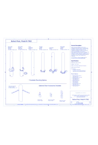 R-7902 Removable Bollard