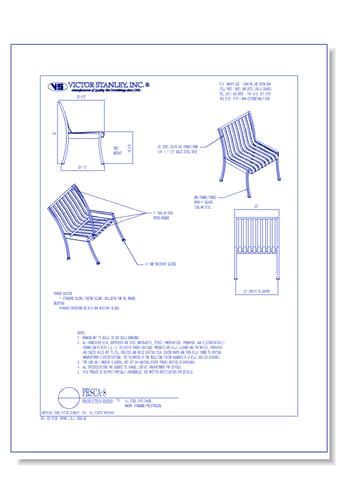 Model PRSCA-8: Production Café Chair Armless
