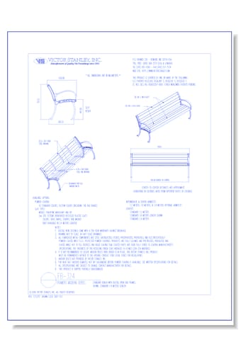 Model FB-324: Framers Modern™ Fullback Bench