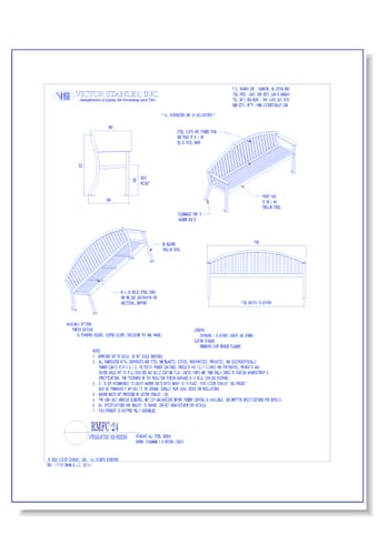 Model RMFC-24: Steelsites™ RB Bench