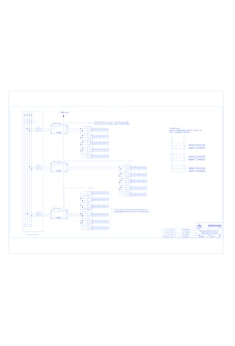 Multiple HWAT-ECO Schematic (one panel) Drawing