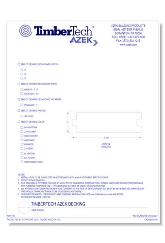 AZEK Porch