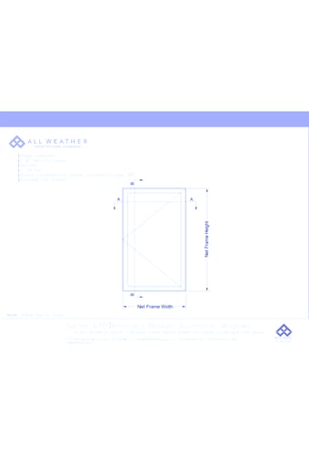 Series 6100 Windows: Standard Nail On - Casement with Encore Hardware