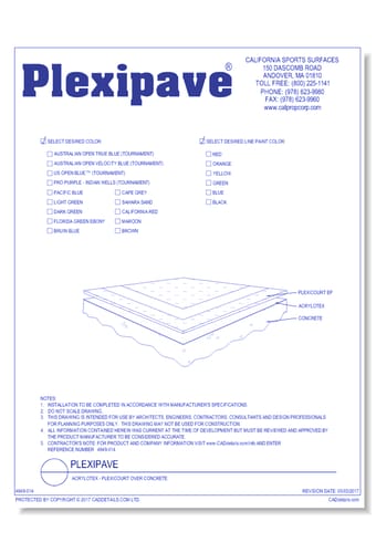 Acrylotex - Plexicourt Over Concrete