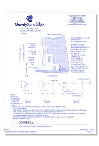 Structural System - GravityStone® Edge Modular