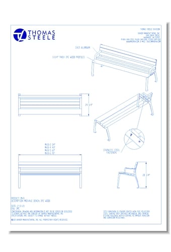 Midvale™ Benches: Ipe Wood