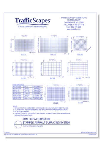 TrafficPatternsXD®: Tile Sets