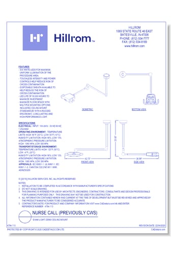 Exam Light GS900 Ceiling Mount
