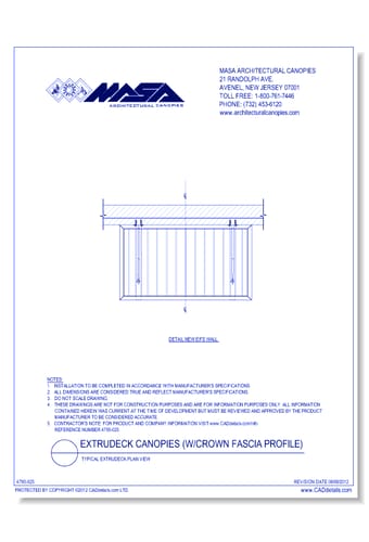 Typical Extrudeck Plan View