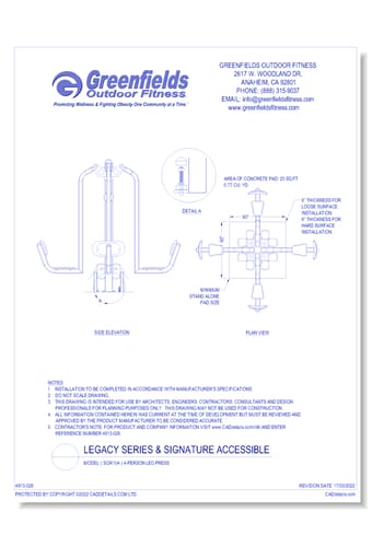 Legacy Series: Model ( SGR104 ) 4-Person Leg Press