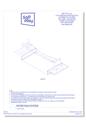 Water Walk System: 4 Post System