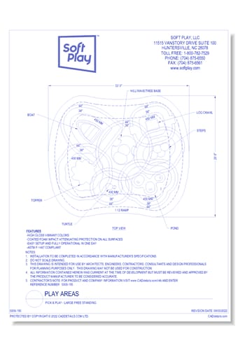 Play Area: Pick & Play - Large Free Standing