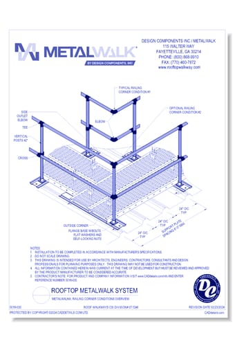 Metalwalk®, Railing Corner Conditions Overview