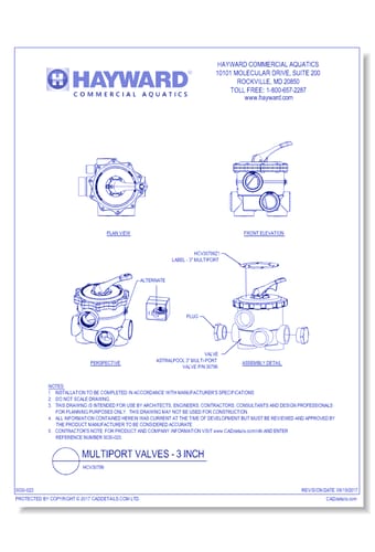 Multiport Valves - 3 Inch: HCV30798