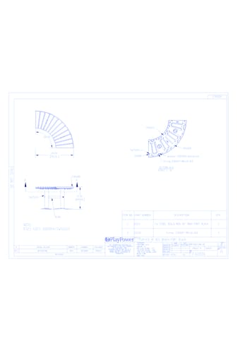 Fairmount Bench Curved 90° - Surface Mount (FA180N)