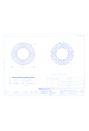 Fairmount 59” (1.5m) Curved Bench 360° - Surface Mount (FA220N)
