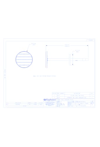 Fairmount Bar Table - In Ground (FA360N)