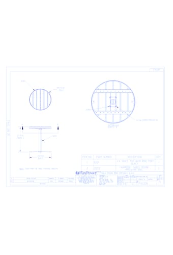 Fairmount Table Round - Surface Mount (FA120N)