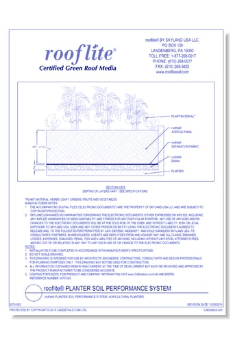 rooflite® Planter Soil Performance System: Agricultural Planters 