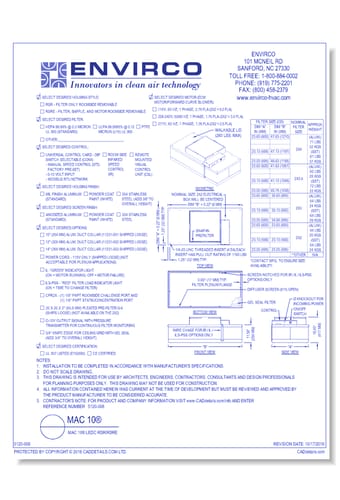 MAC 10® LEDC RSR/RSRE