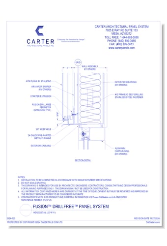 FUSION™ PANEL SYSTEM: Head Detail ( CF-F11 )