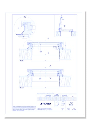 Skylight: DRL Flat Roof Metal Hatch