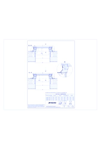 Skylight: DXF DU8 Non-Opening Flat Roof Deck Mounted