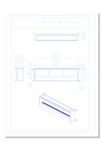 Flare Vent Free Front Facing: Flare-VFF-100