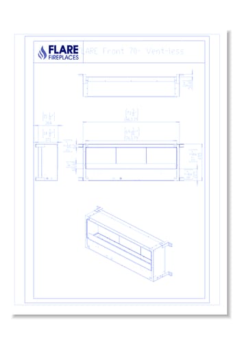 Flare Vent Free Front Facing: Flare-VFF-70