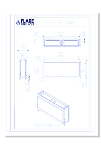 Flare Vent Free Front Facing: Flare-FF-80-EH