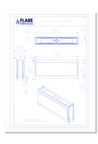Flare Vent Free Front Facing: Flare-FF-100-EH