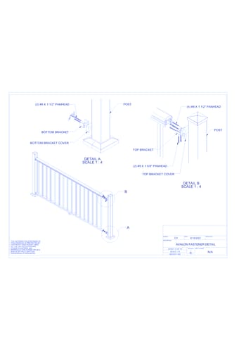 Avalon Aluminum Railing®: Fastener Detail (Part 1)