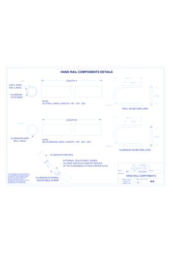 Hand Rail Specifications: Components