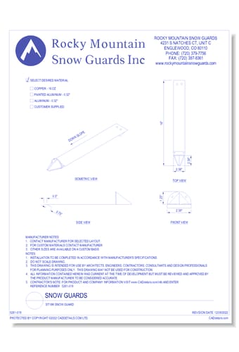 ST16R Snow Guard