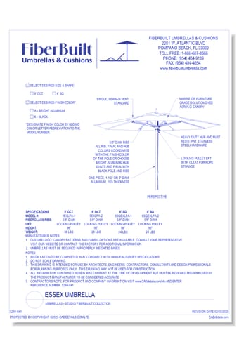 Essex Aluminum Silo Umbrella