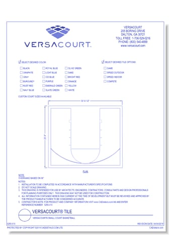 VersaCourt® Small Court Basketball