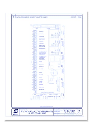 SmartTouch Controller Blank Wiring Diagram