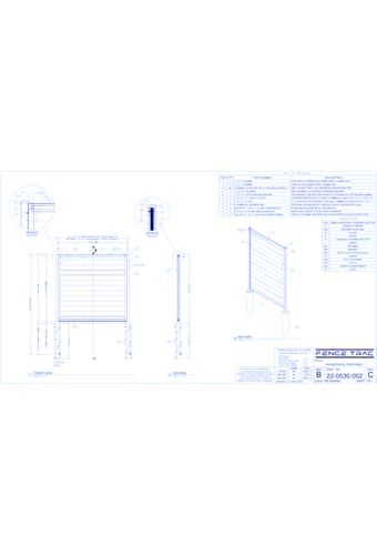 Panel: Horizontal 6' x 6' 