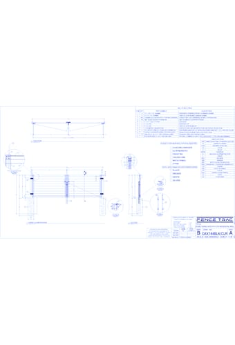 Gates: Double Swing Gate 4’ H X 12’ W - Horizontal Infill