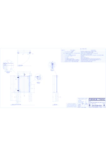 Gates: Pedestrian Swing Gate 48" W X 72" H - Vertical Infill
