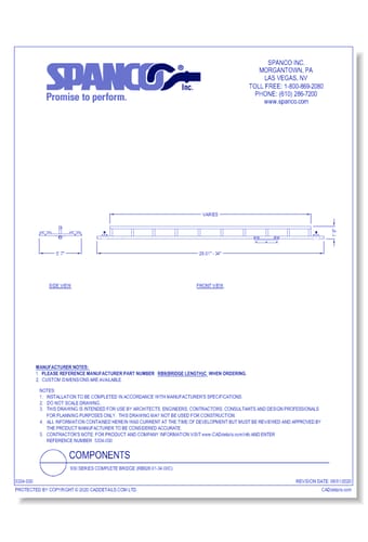 930 Series Complete Bridge (RB928.01-34.00C)