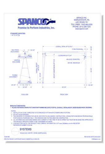 Single Leg Gantry Crane (MXPFSLXXXX)