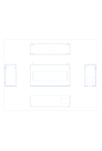 A-SS-6-SS: Signature Series Linear 6' Single Sided Gas Fireplace System