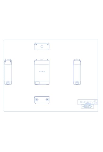 BLAZE Series: Front and Right, 48"W X 60" H (A-4-FR-60)