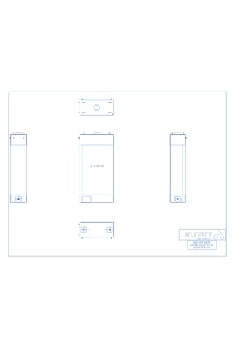 BLAZE Series: Front and Right, 48"W X 80" H (A-4-FR-80)