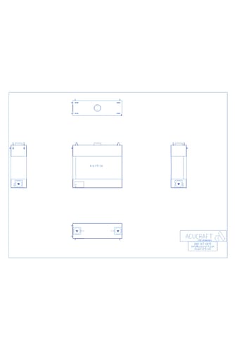 BLAZE Series: Front and Right, 72"W X 36" H (A-6-FR-36)