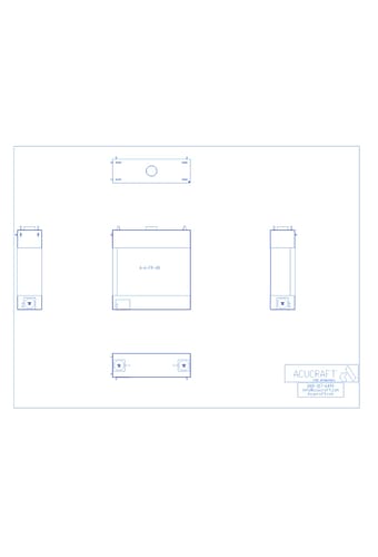 BLAZE Series: Front and Right, 72"W X 48" H (A-6-FR-48)