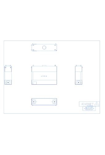 BLAZE Series: Front and Right, 84"W X 30" H (A-7-FR-30)