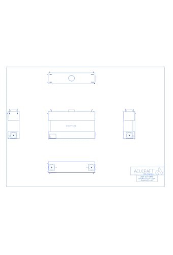 BLAZE Series: Front and Right, 96"W X 24" H (A-8-FR-24)