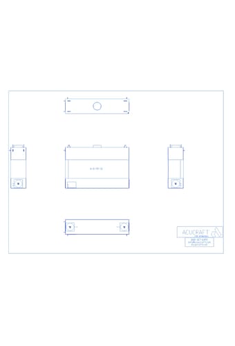 A-8-FR-30: Blaze Series 8' x 30" Front and Right View Gas Fireplace